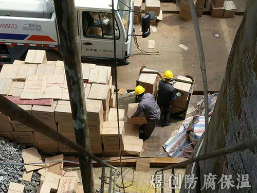 干吸塔，襯磚，球拱，橋拱，格冊及規(guī)整波紋填料施工 (7)