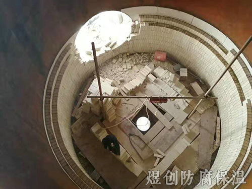 干吸塔，襯磚，球拱，橋拱，格冊及規(guī)整波紋填料施工 (9)